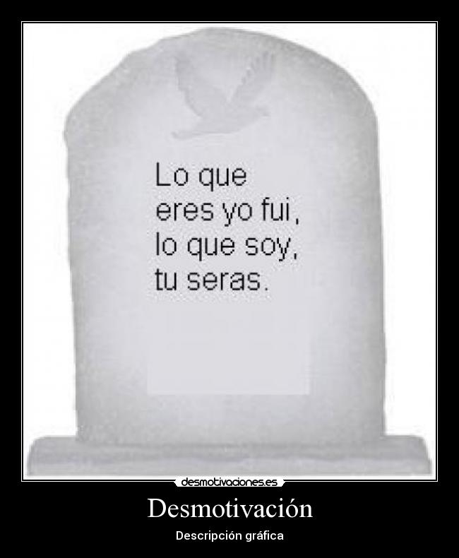Desmotivación - Descripción gráfica