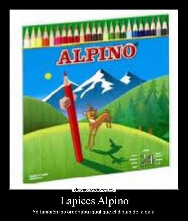 Lapices Alpino -