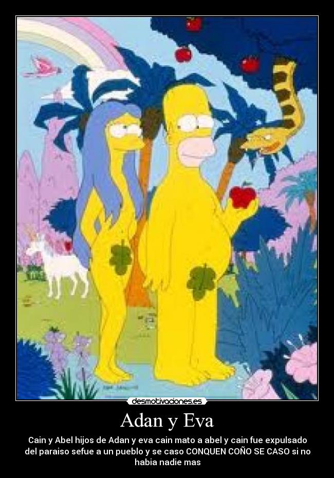 Adan y Eva -