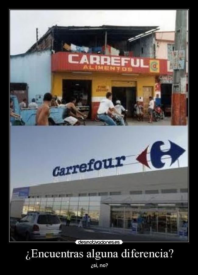 carteles carrefour desmotivaciones