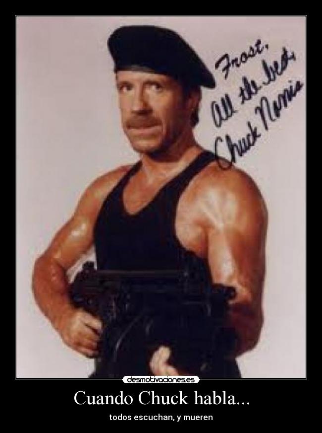 Cuando Chuck habla... -