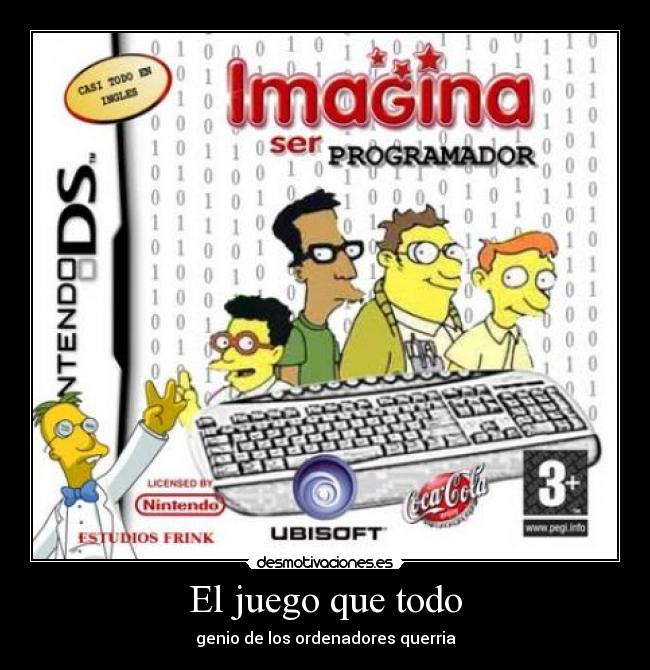 El juego que todo - genio de los ordenadores querria