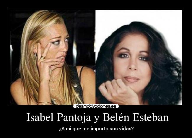 Isabel Pantoja y Belén Esteban -