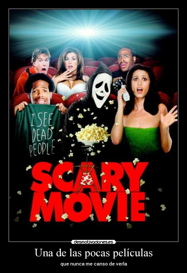 carteles scary movie desmotivaciones