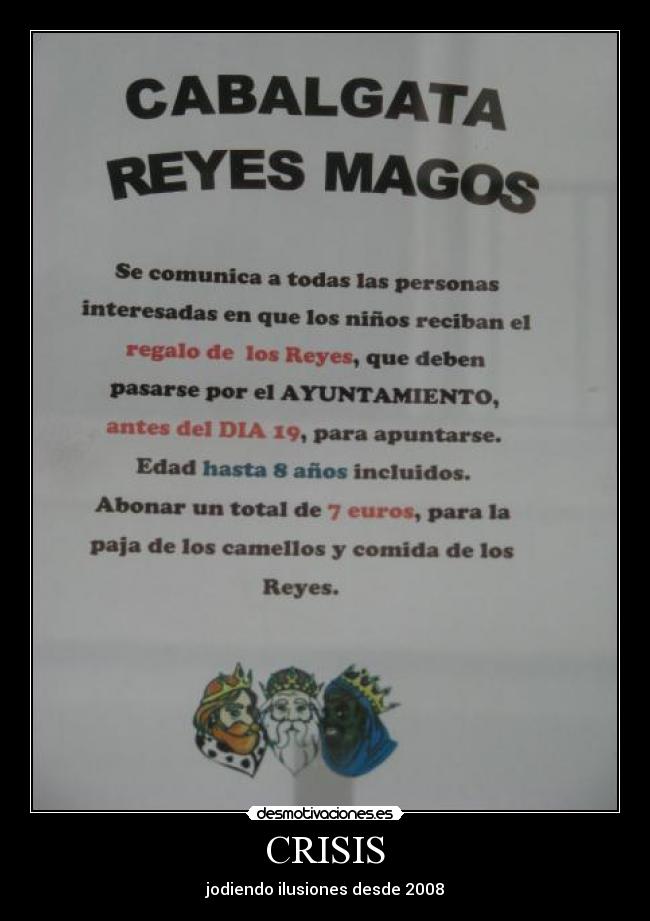 CRISIS - jodiendo ilusiones desde 2008