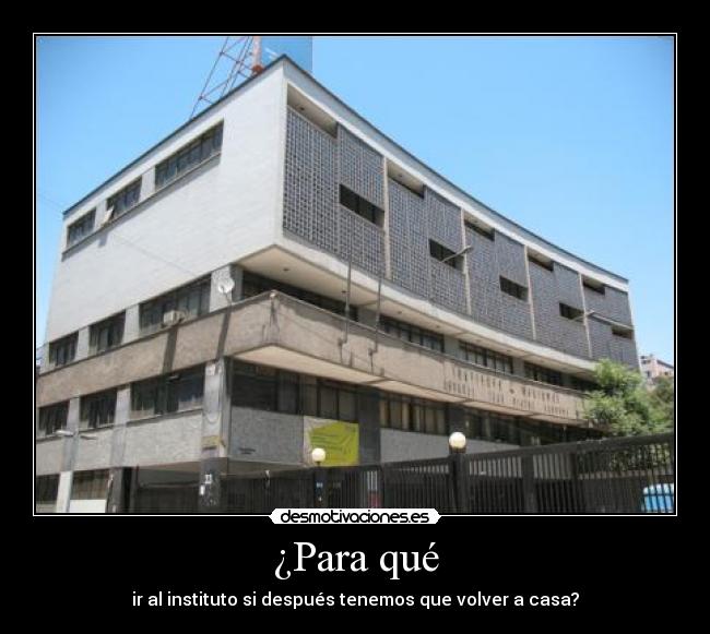 carteles para que instituto casa desmotivaciones