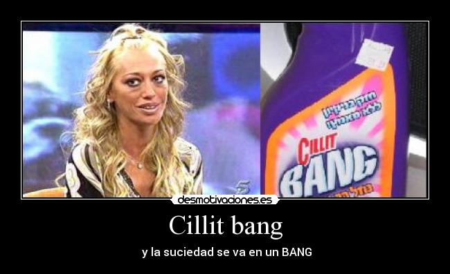 Cillit bang -  y la suciedad se va en un BANG