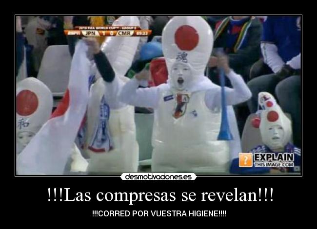 carteles compresa tampon regla desmotivaciones