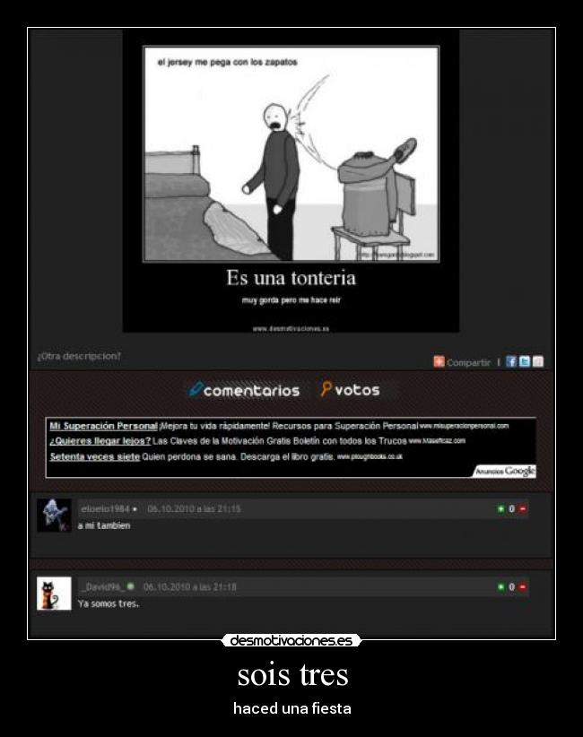 carteles fiesta desmotivaciones