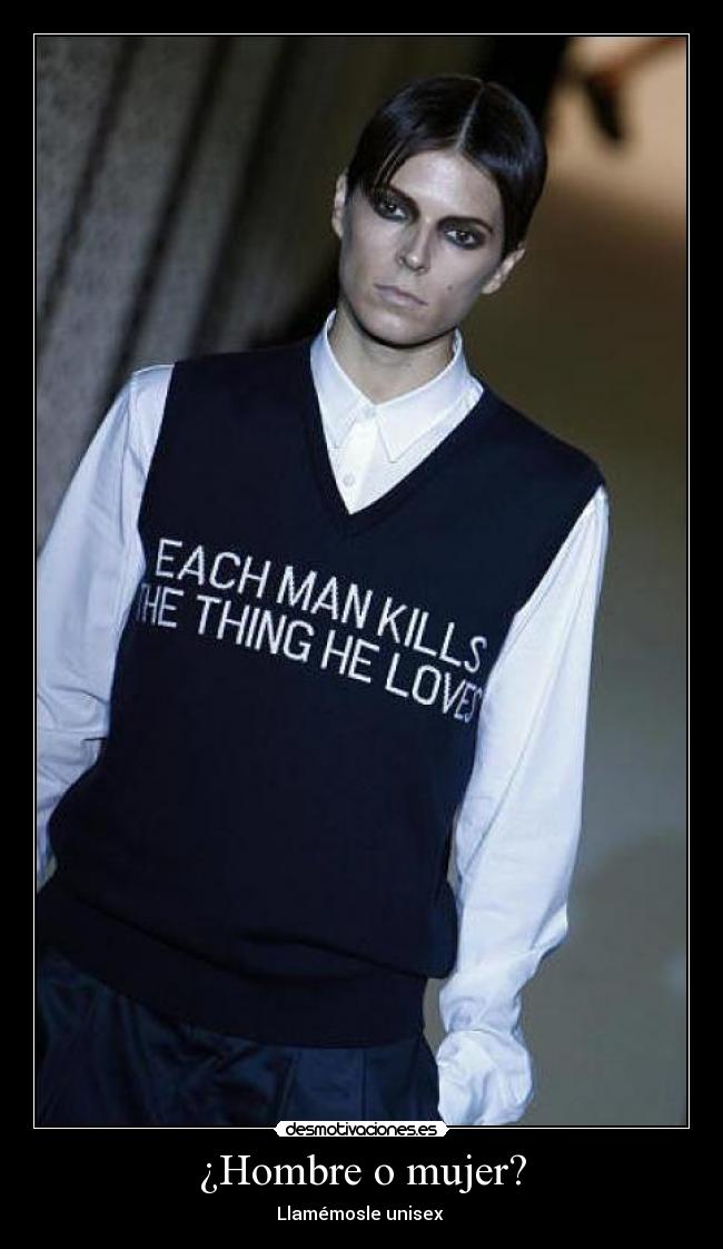 ¿Hombre o mujer? - Llamémosle unisex 