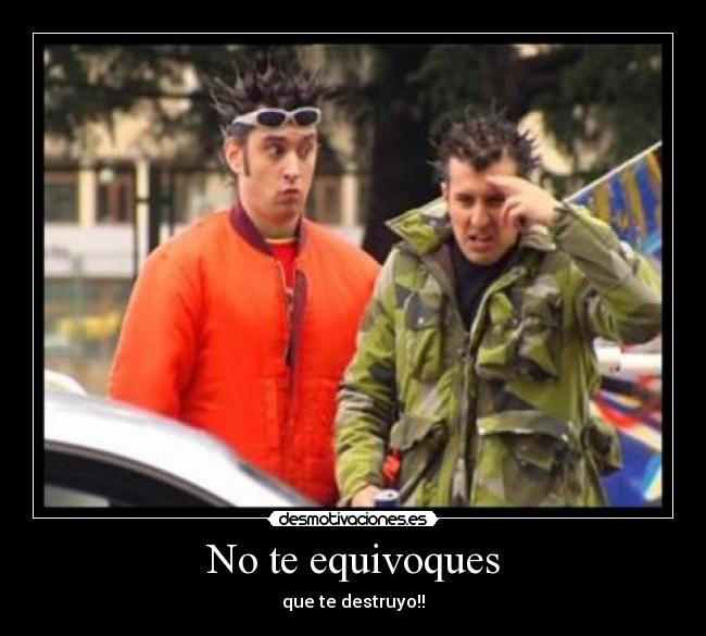 No te equivoques - 