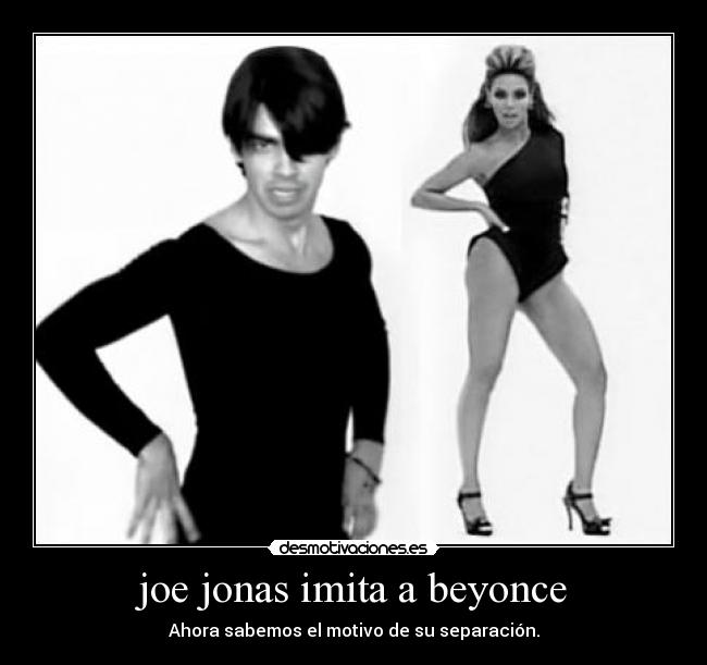 joe jonas imita a beyonce - 