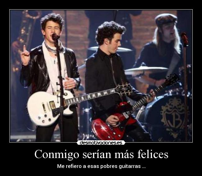 carteles jonas guitarras desmotivaciones