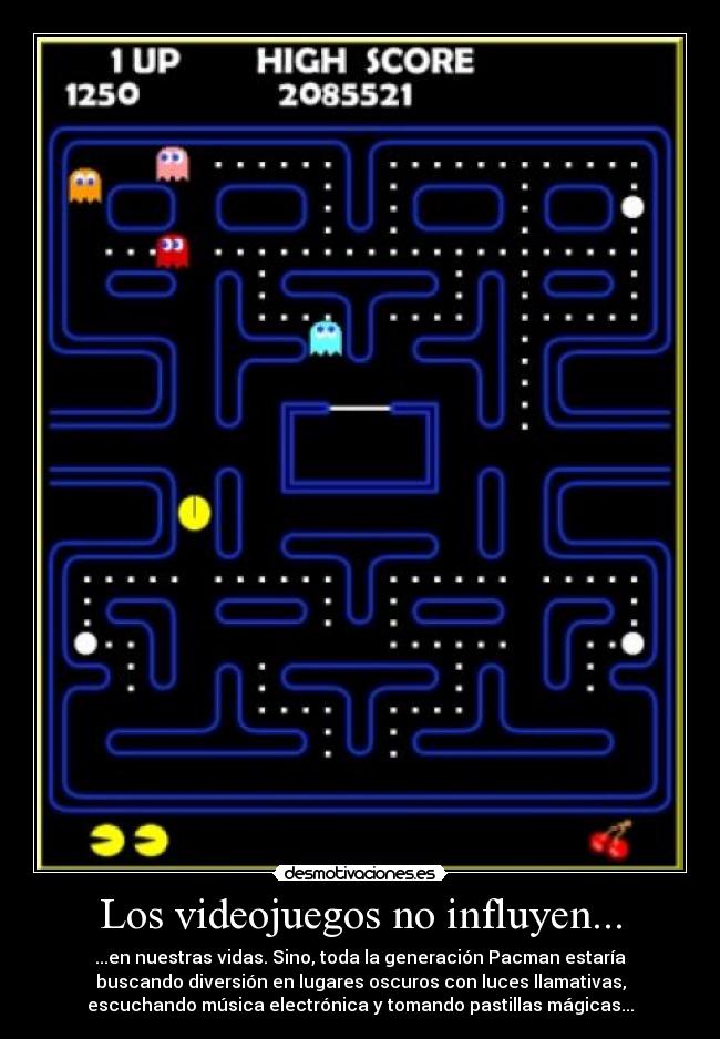 carteles videojuegos videojuegospacmancomecocosvida desmotivaciones