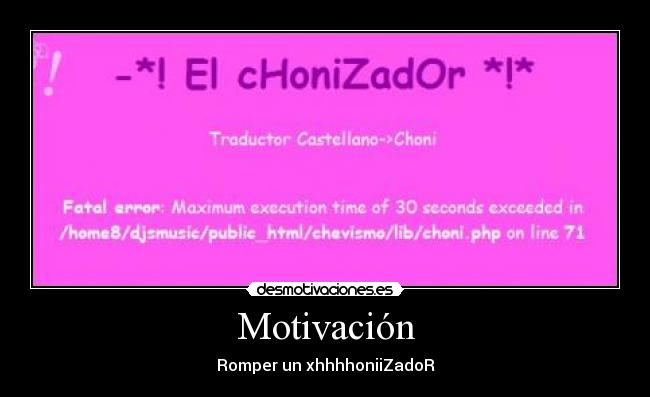 Motivación - Romper un xhhhhoniiZadoR