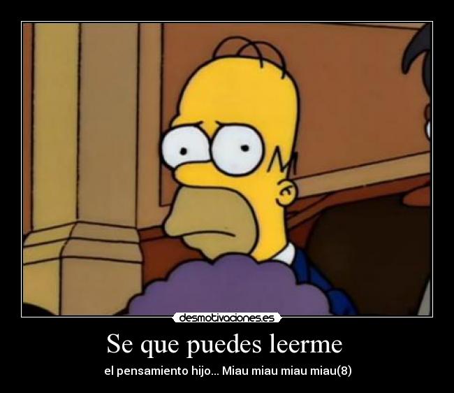 Se que puedes leerme -