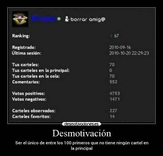 Desmotivación -