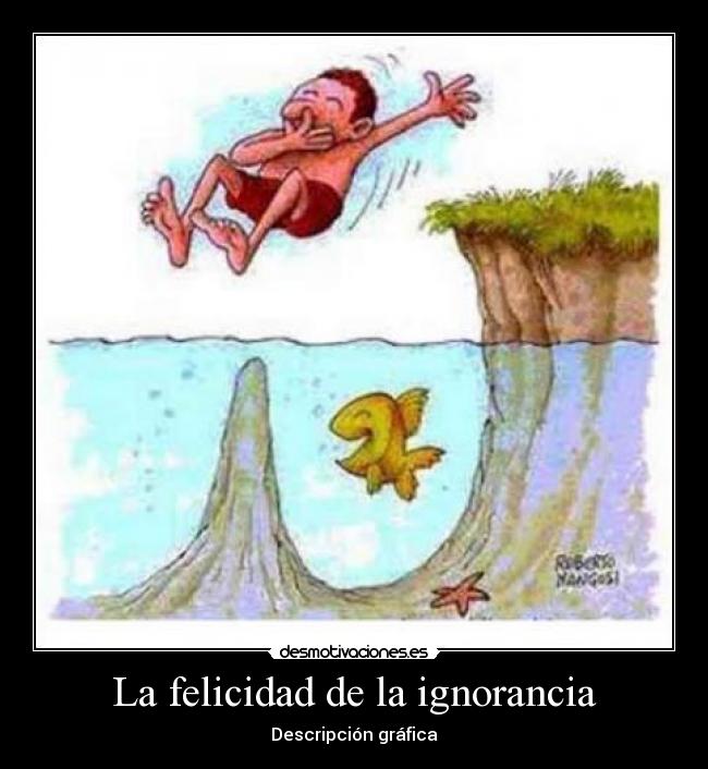 carteles felicidad ignorancia felicidad desmotivaciones