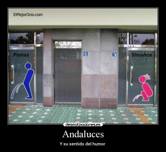 carteles andaluces lavabos sentido del humor desmotivaciones