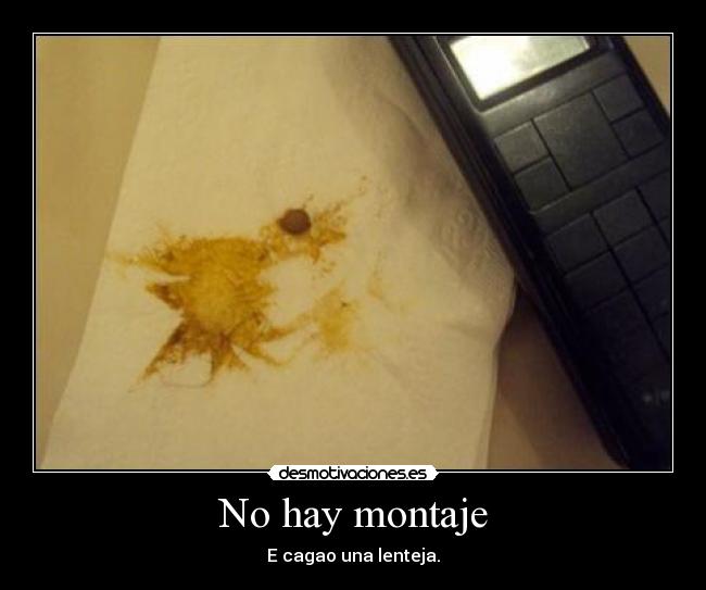 No hay montaje - 