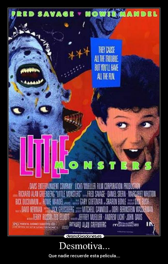 Desmotiva... - Que nadie recuerde esta pelicula....