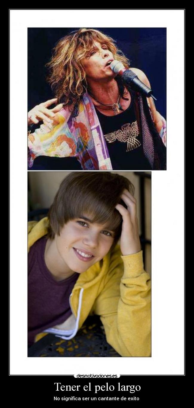 Tener el pelo largo - No significa ser un cantante de exito