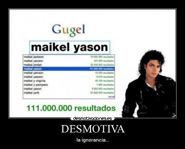 carteles michael jackson desmotivaciones