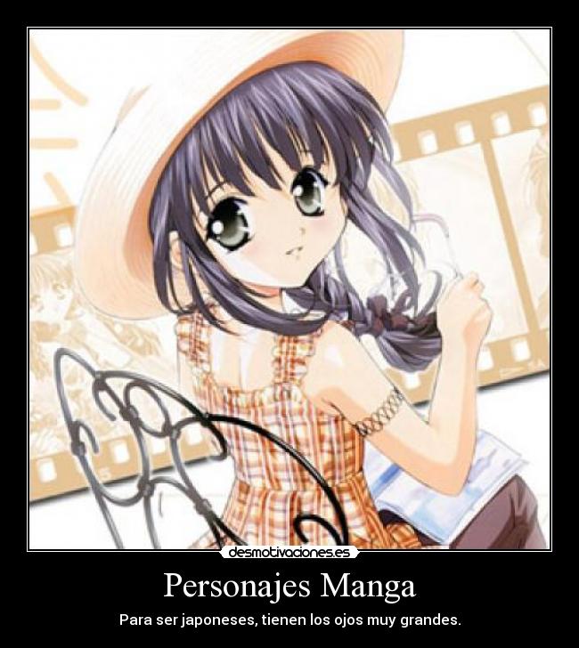 Personajes Manga - Para ser japoneses, tienen los ojos muy grandes.