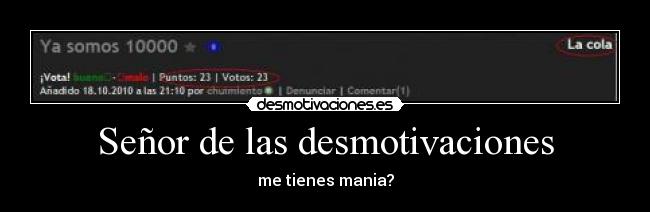 Señor de las desmotivaciones - 