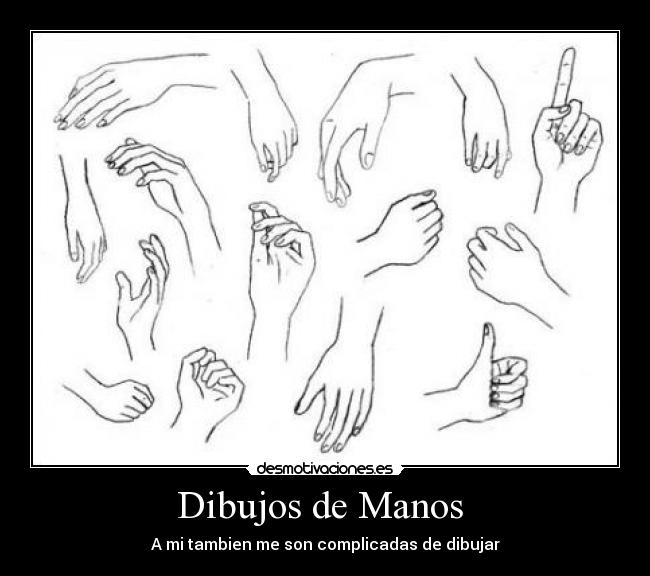 Dibujos de Manos -