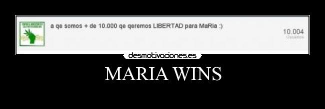 MARIA WINS - 