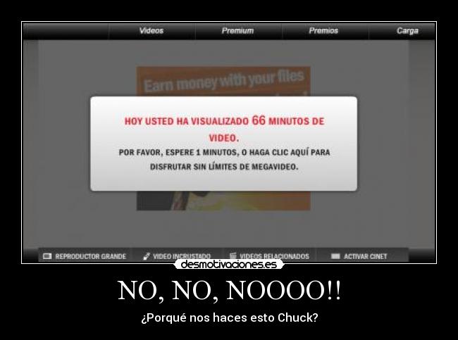 NO, NO, NOOOO!! - 
