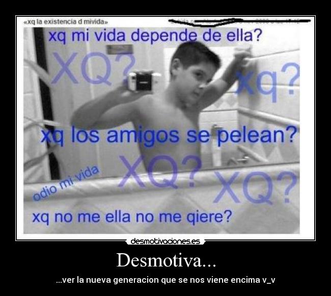 carteles tuenti desmotivacion juventud depende amigos existencia desmotivaciones
