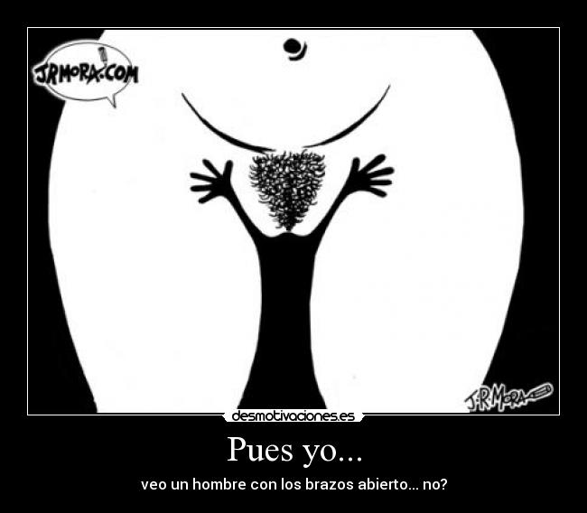 Pues yo... - veo un hombre con los brazos abierto... no?