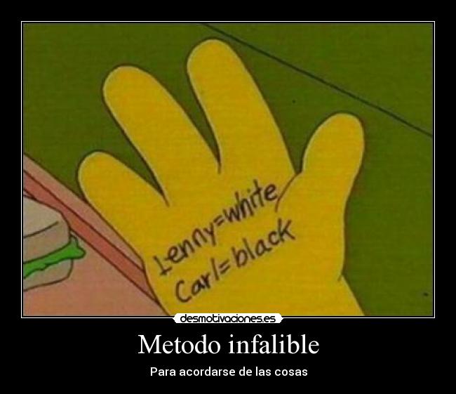 Metodo infalible -