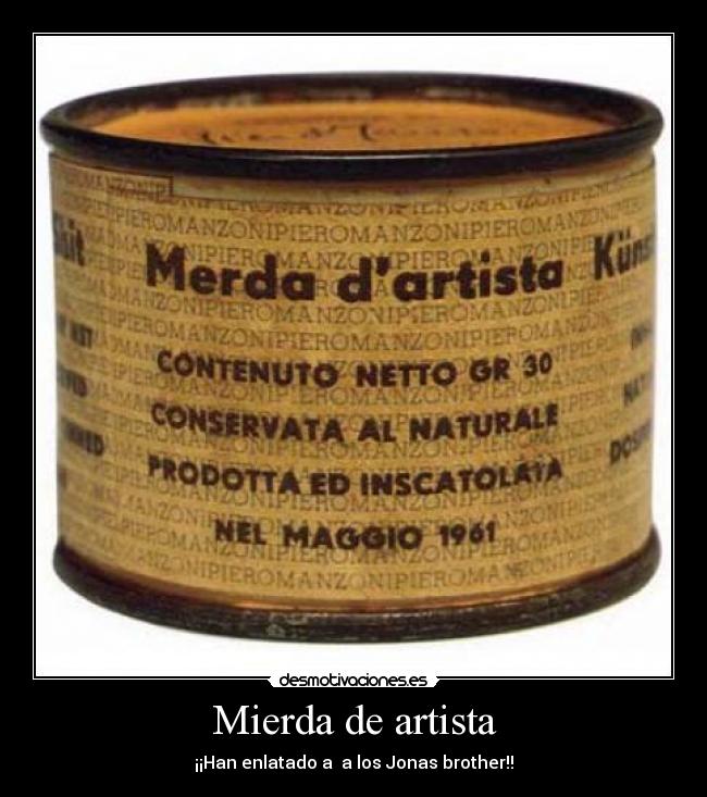 Mierda de artista -