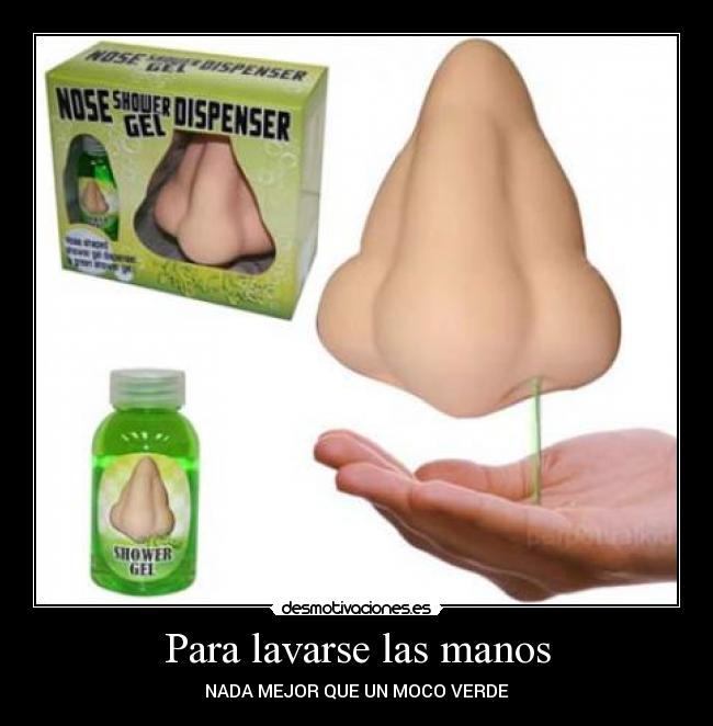 Para lavarse las manos -