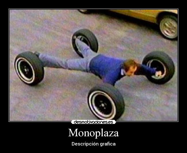 Monoplaza - Descripción grafica