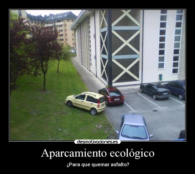 Aparcamiento ecológico -