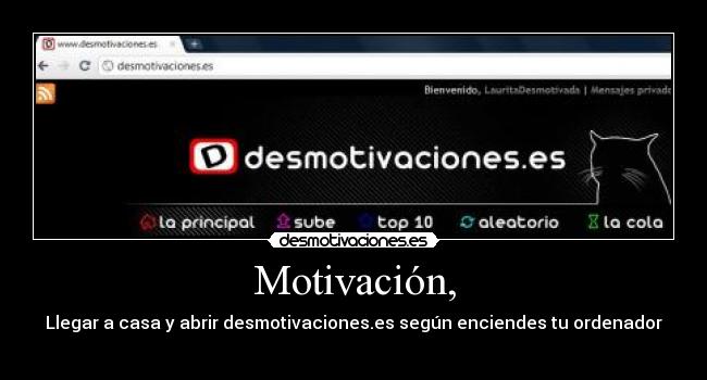 Motivación, -