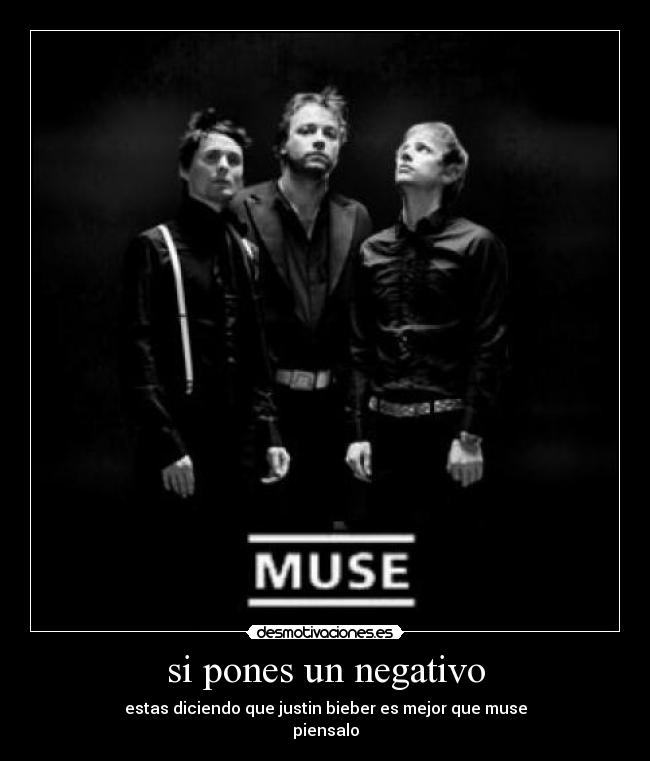 si pones un negativo - 