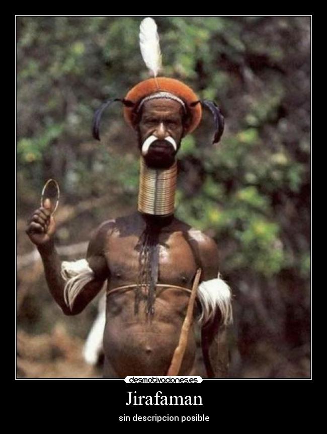 Jirafaman - sin descripcion posible