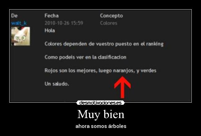 carteles naranjos muy bien walt_k desmotivaciones