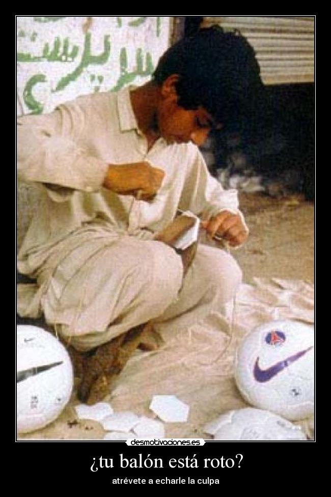 ¿tu balón está roto? - 