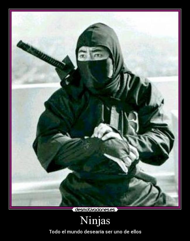 Ninjas - Todo el mundo desearía ser uno de ellos