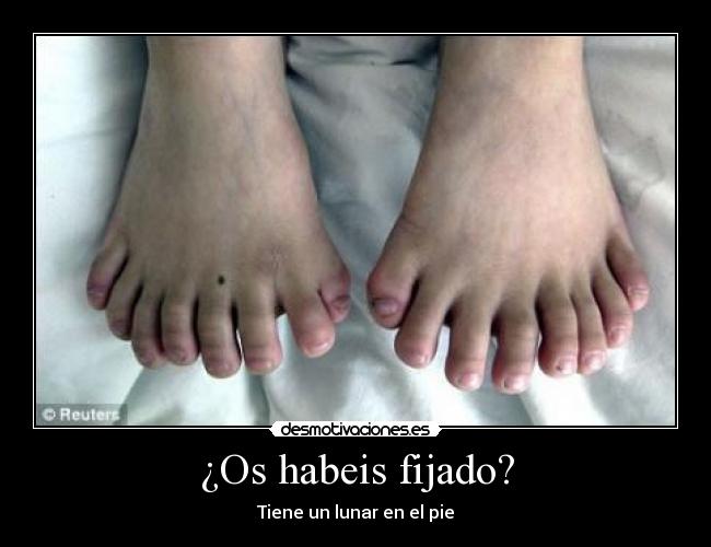 ¿Os habeis fijado? -