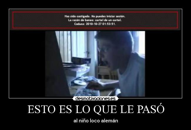 ESTO ES LO QUE LE PASÓ -