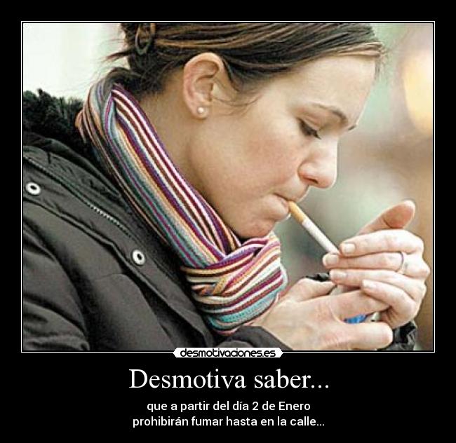 Desmotiva saber... -