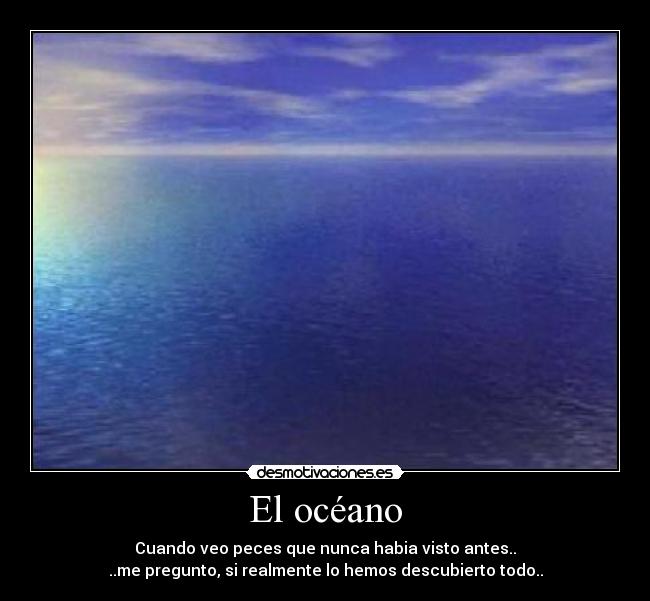 El océano -