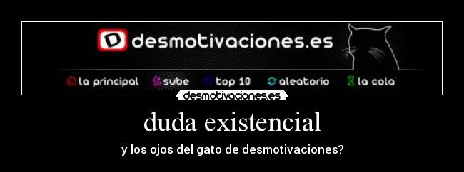 duda existencial - 